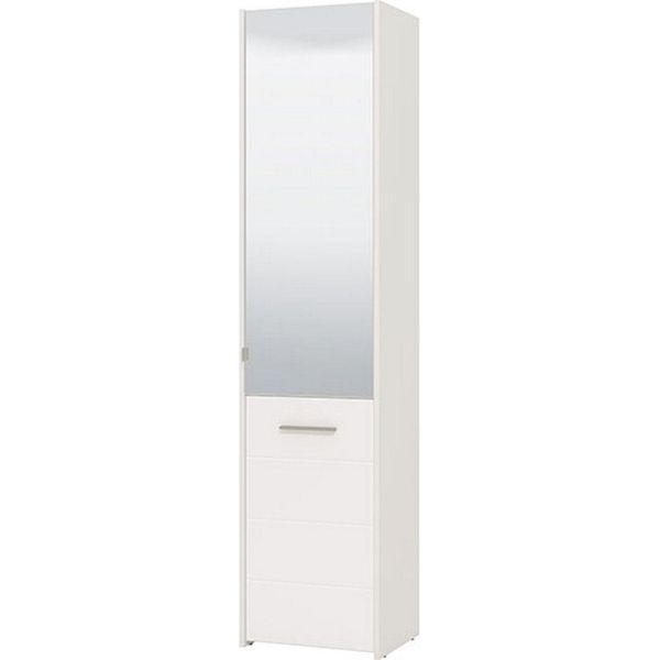 Dmora Scarpiera Scido 47X38X199H Cm Bianco, 8 Ripiani 2 Ante-image