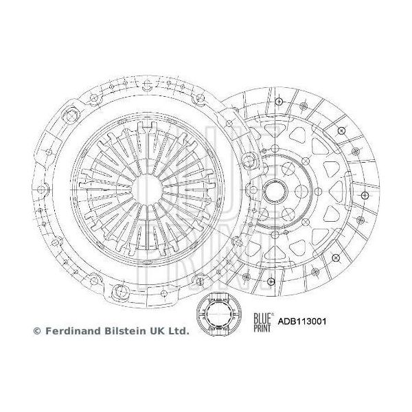 Blue Print ADB113001 Kit Frizione Oe 007572843 Compatibile Con Mini, Clubman, Mini Roadster-image