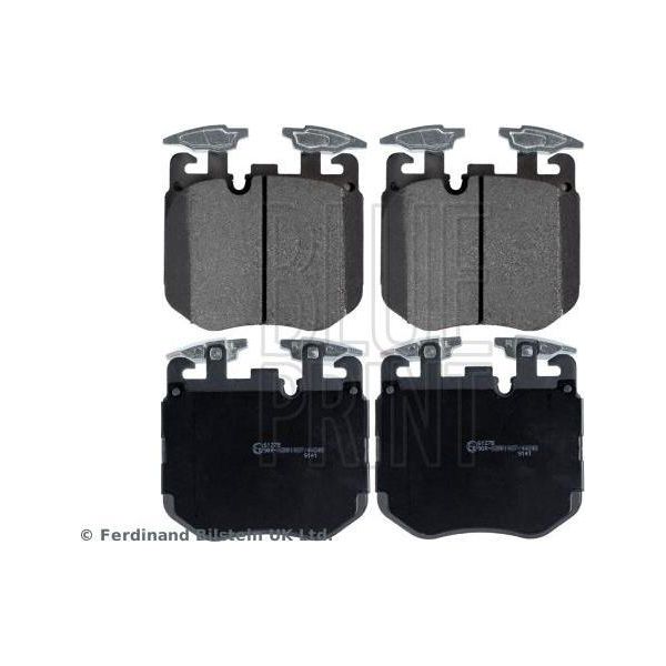 Blue Print ADB114248 Set Di Pastiglie Freno, Freno A Disco Oe 34106888459 Compatibile Con Serie 3 G20, Serie 3 G21, Serie 5 G30, Serie 5 G31, Serie 6 G32, Serie 7 G11, Serie 8 F91, Serie 8 F92, 8 F93, X5, X6, X7-image