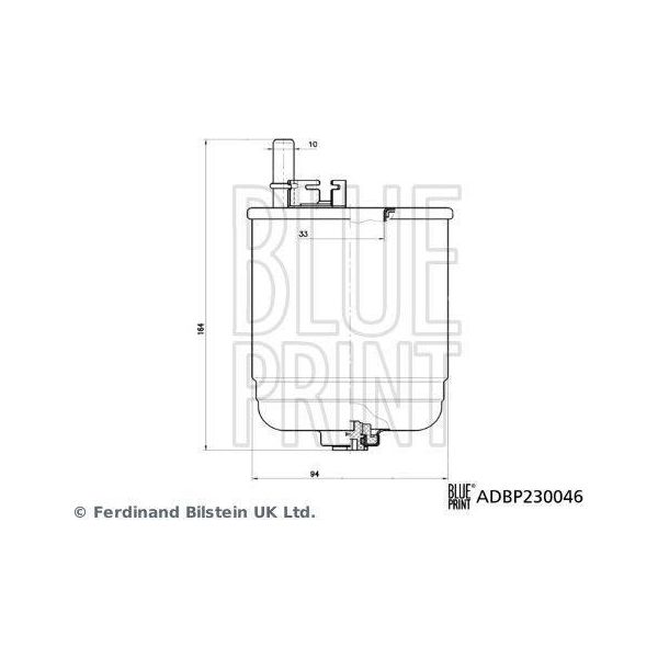 Blue Print ADBP230046 Filtro Carburante Oe 31922F6900 Compatibile Con I30-image