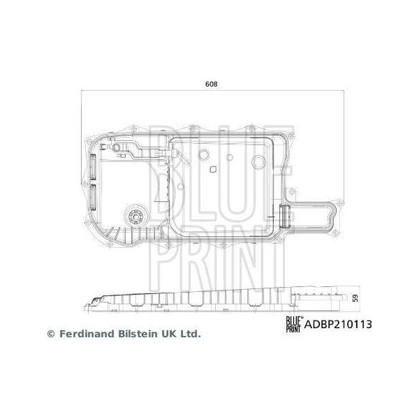 Blue Print ADBP210113 Filtro Idraulico, Cambio Automatico Oe 24118632189 Compatibile Con Serie 3 F30, Serie 3 G20, Serie 3 G21, Serie 5 G30, Serie 5 G31, Serie 7 G11, X3, X5-image