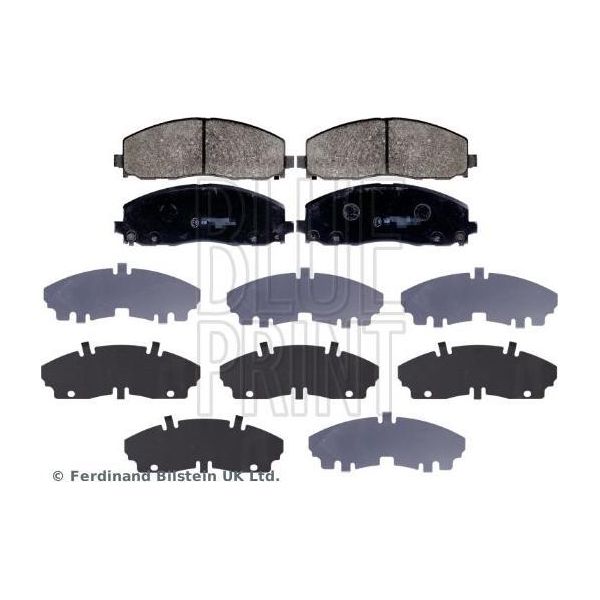 Blue Print ADA104268 Set Di Pastiglie Freno, Freno A Disco Oe 68144163AA Compatibile Con Voyager, Freemont-image