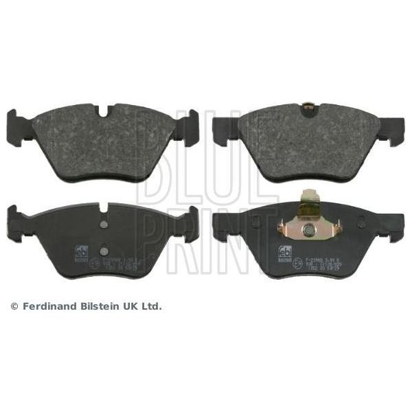 Blue Print ADB114205 Set Di Pastiglie Freno, Freno A Disco Oe 34112288875 Compatibile Con Serie 1 E81, Serie 1 E87, Serie 1 E88, Serie 1 E82, Serie 3 E90, Serie 3 E93, Serie 3 E92, Serie 3 E91, Serie 5 E60, Serie 5 F10, Serie 5 E61, Serie 5 F11, X1, Z4 E89-image