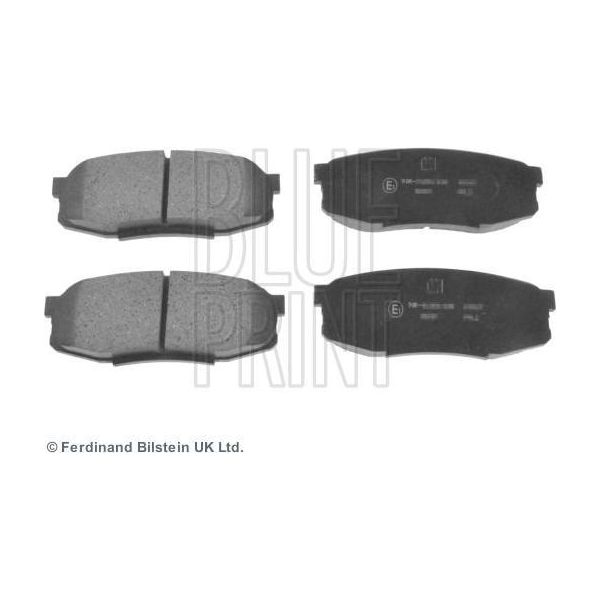 Blue Print ADT342176 Set Di Pastiglie Freno, Freno A Disco Oe 044660C010 Compatibile Con Land Cruiser, Tundra-image