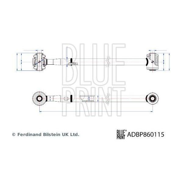 Blue Print ADBP860115 Braccio Trasversale, Sospensione Ruota Oe 4877042020 Compatibile Con Rav 4-image