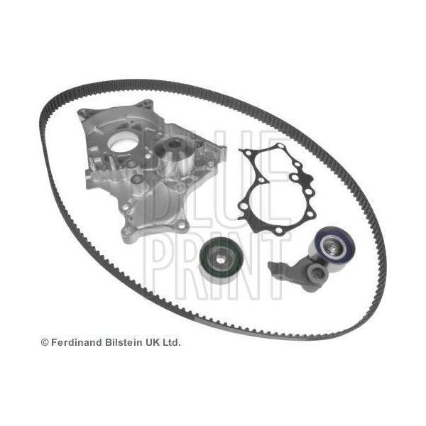 Blue Print ADT373751 Pompa Dell'acqua + Kit Cinghia Dentata Oe 1350327010 Compatibile Con Avensis, Corolla, Previa, Rav 4-image