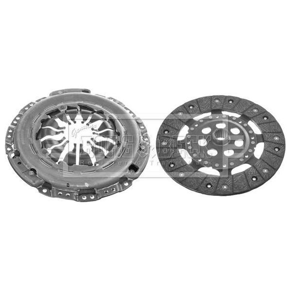 Borg & Beck HK2392 Kit Frizione Oe 2335400QAF Compatibile Con Dokker, Duster, Lodgy, Citan, Cube, Juke, Note, NV200, Pulsar, Qashqai, Tiida, Captur, Clio, Fluence, Scenic, Kadjar, Kangoo, Laguna, Megane, Modus, Talisman-image