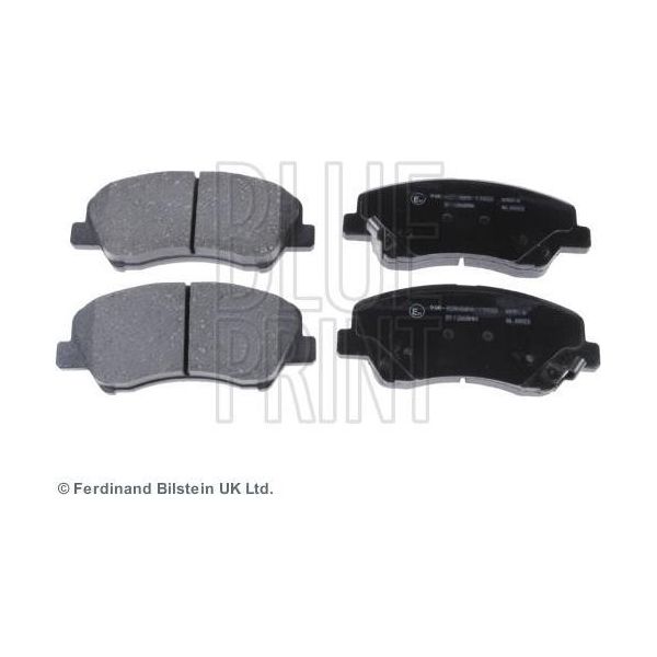 Blue Print ADG042128 Set Di Pastiglie Freno, Freno A Disco Oe 581011RA00 Compatibile Con Accent, Rio-image