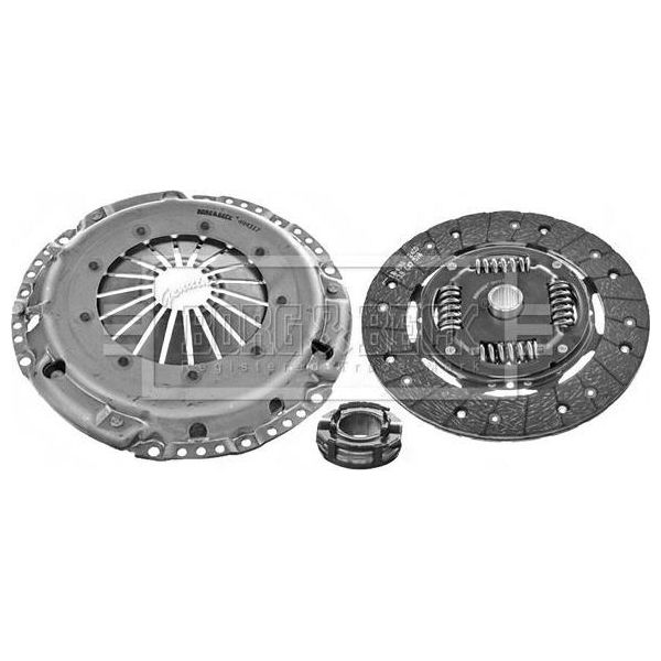 Borg & Beck HK6549 Kit Frizione Oe 021198141X Compatibile Con A3 8L, Cordoba, Ibiza, Toledo, Octavia, Caddy, Corrado, Golf Iii, Golf Iv, Passat 35I, Polo 6V, Transporter Iv, Vento-image