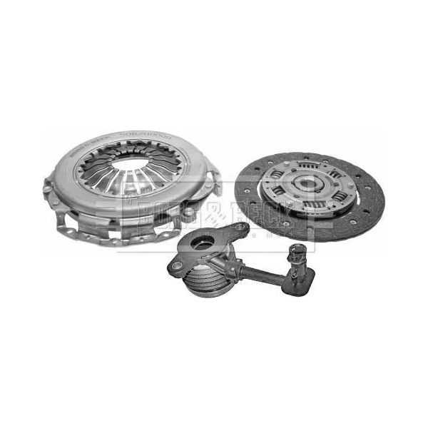 Borg & Beck HKT1178 Kit Frizione Oe Compatibile Con Clio, Kangoo, Megane, Modus, Scenic-image