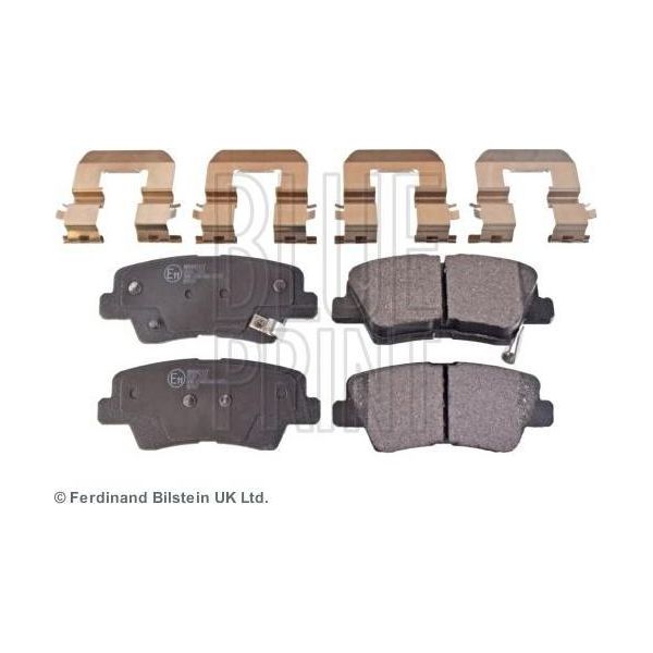 Blue Print ADG042127 Set Di Pastiglie Freno, Freno A Disco Oe 58302D3A00 Compatibile Con Accent, Elantra, Grandeur, I20, I40, Sonata, Tucson, Niro, Optima, Rio, Sportage-image