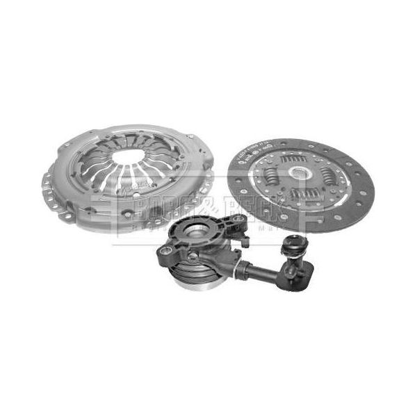Borg & Beck HKT1341 Kit Frizione Oe Compatibile Con Clio, Twingo-image