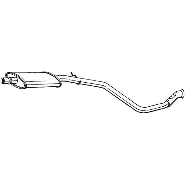 Bosal 282-035 Silenziatore Centrale Oe 171724 Compatibile Con 306-image