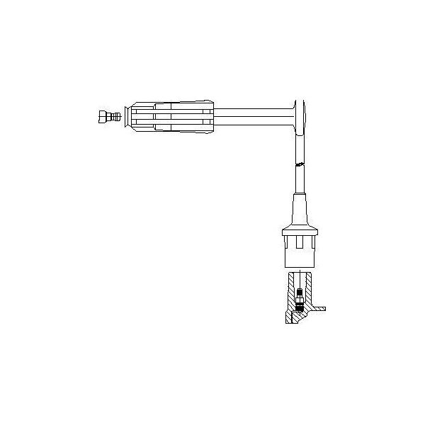 Bremi 166/53 Cavo Di Accensione Oe Compatibile Con Classe C, Classe E, Classe G, Classe S, Sl-image