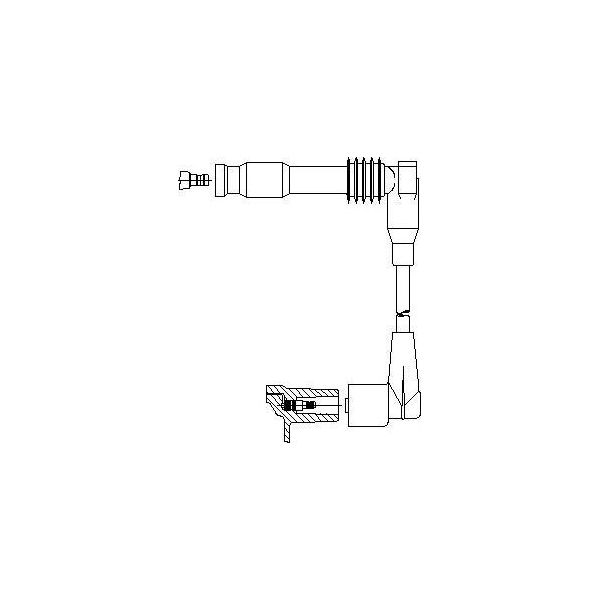 Bremi 381/18 Cavo Di Accensione Oe 92062324 Compatibile Con Captiva, Epica, Vectra, Leganza, Nubira, Astra F, Calibra A, Omega, Sintra-image