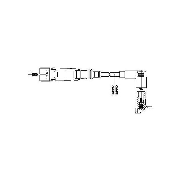 Cavo Di Accensione Bremi 111/70 Oe 032905430E Compatibile Con Arosa, Ibiza, Inca, Caddy, Golf Iii, Polo 6N, Transporter Iv, Vento-image