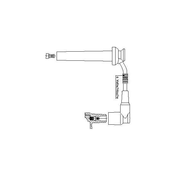 Bremi 8A15R110 Cavo Di Accensione Oe 4429613 Compatibile Con Mondeo-image