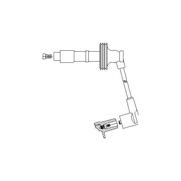 Bremi 673/35 Cavo Di Accensione Oe 91355461 Compatibile Con V70, S70, C70, 850, Safrane-image