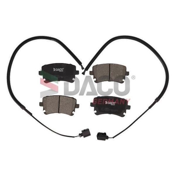Daco Germany 320204 Set Di Pastiglie Freno, Freno A Disco Oe 3D0698451 Compatibile Con Phaeton-image