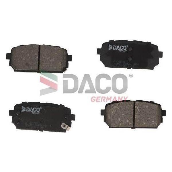 Daco Germany 321723 Set Pastiglie Freno, Freno A Disco Oe 583021DA00 Compatibile Con Carens-image