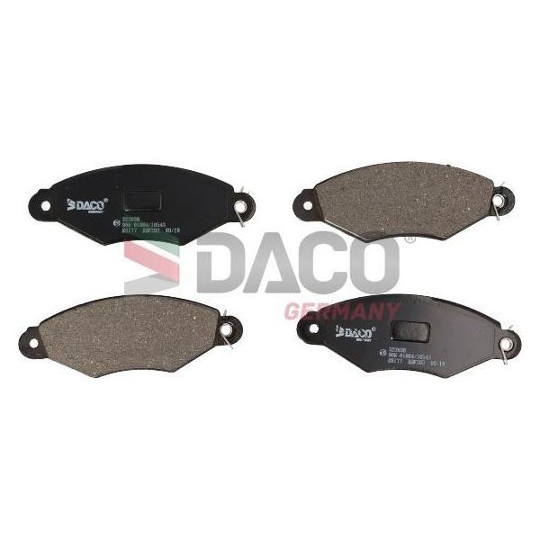 Daco Germany 323938 Set Di Pastiglie Freno, Freno A Disco Oe 172082 Compatibile Con Xsara, Kangoo, Thalia-image