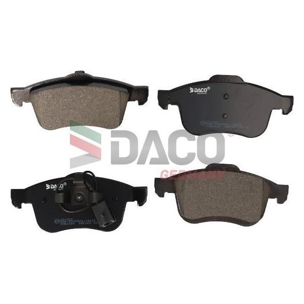 Daco Germany 321902 Set Di Pastiglie Freno, Freno A Disco Oe 77364929 Compatibile Con Doblo, Delta, Kappa, Combo-image