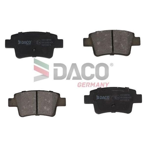 Daco Germany 320910 Set Pastiglie Freno, Freno A Disco Oe 50902169 Compatibile Con Grande Punto-image