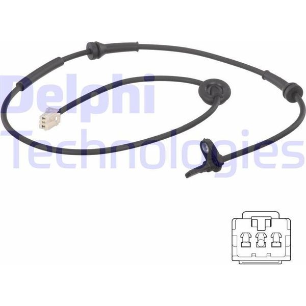 Delphi SS20622 Sensore Velocità Ruota Oe 60652777 Compatibile Con Alf. 166-image