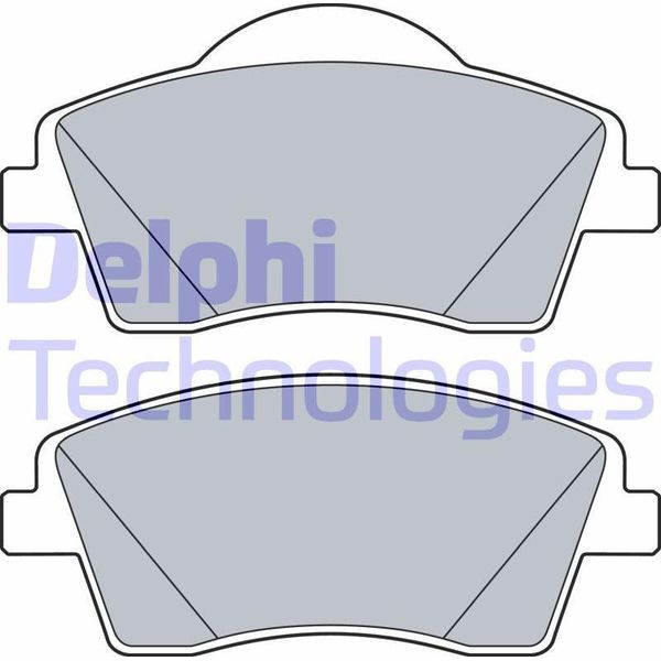 Delphi LP3528 Set Pastiglie Freno, Freno A Disco Oe 31471409 Compatibile Con XC40-image