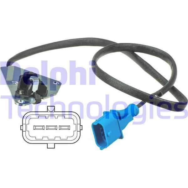 Delphi SS11204 Sensore Posizione Albero A Camme Oe 46469912 Compatibile Con Alf. 145, Alf. 146, Alf. 147, Alf. 156, Alf. 166, Alf. Gt, Alf. Gtv, Spider-image