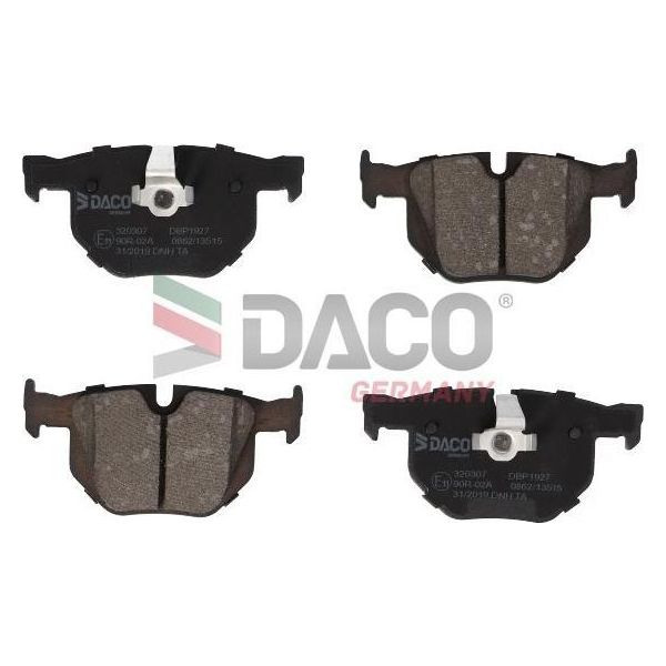 Daco Germany 320307 Set Di Pastiglie Freno, Freno A Disco Oe 2339272 Compatibile Con Serie 5 E60, Serie 5 E61, Serie 6 E63, Serie 6 E64-image