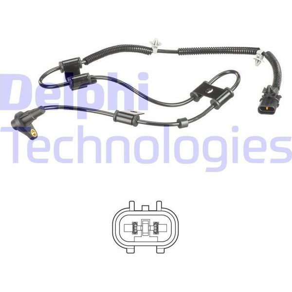 Delphi SS20514 Sensore Velocità Ruota Oe 956701G000 Compatibile Con Rio-image