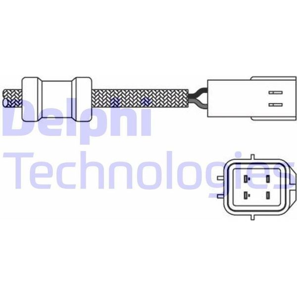 Delphi ES20049-12B1 Sonda Lambda Oe Compatibile Con Voyager-image