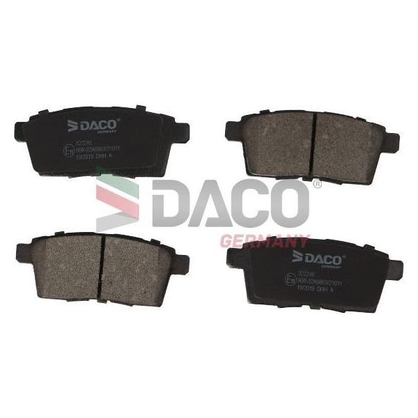 Daco Germany 322246 Set Di Pastiglie Freno, Freno A Disco Oe 7T4Z2200A Compatibile Con CX-7, CX-9-image