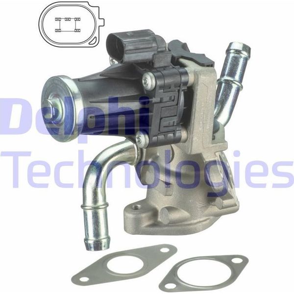 Delphi EG10438-12B1 Valvola Egr Oe 1673226 Compatibile Con Transit-image