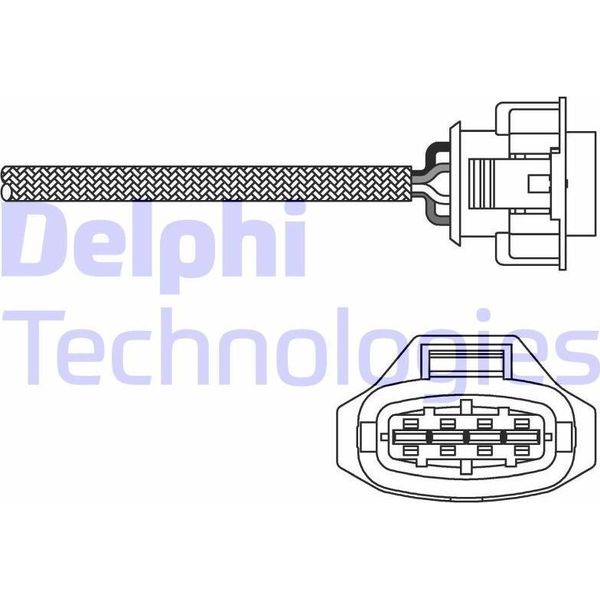 Delphi ES10792-12B1 Sonda Lambda Oe 55198037 Compatibile Con Stilo-image