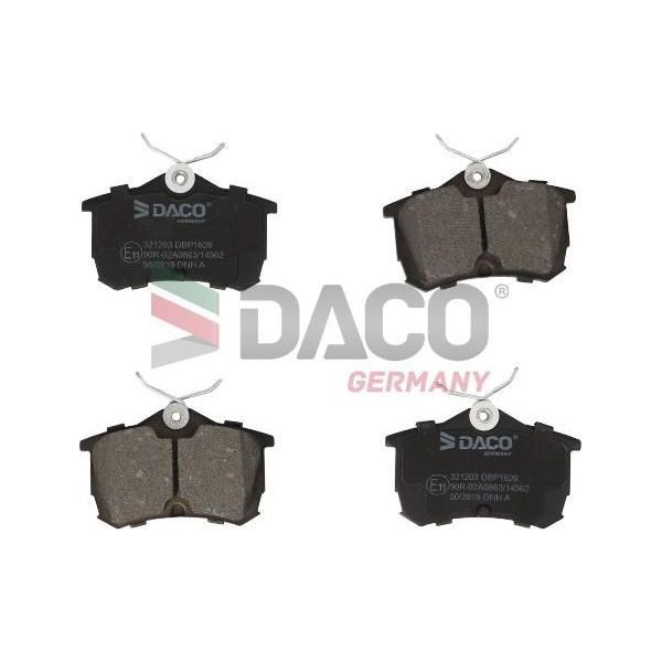 Daco Germany 321203 Set Di Pastiglie Freno, Freno A Disco Oe 43022S1AE01 Compatibile Con Accord-image