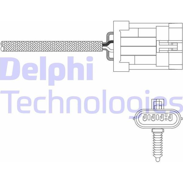 Delphi ES20335-12B1 Sonda Lambda Oe 96507986 Compatibile Con Nubira, Matiz, Leganza-image