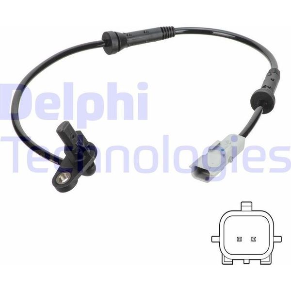 Delphi SS20758 Sensore Velocità Ruota Oe 479005846R Compatibile Con Logan, Sandero, Thalia-image