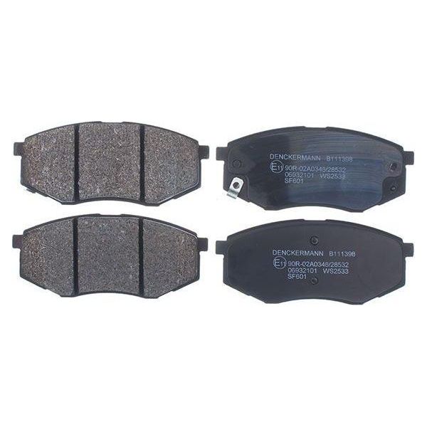 Denckermann B111398 Set Pastiglie Freno, Freno A Disco Oe Compatibile Con Ix20, Soul-image