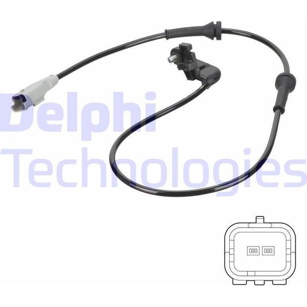 Delphi SS20763 Sensore Velocità Ruota Oe 4545F6 Compatibile Con 307, C4, C4Er-image