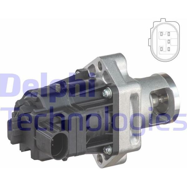 Delphi EG10478-12B1 Valvola Egr Oe 55566052 Compatibile Con Zafira, Insignia, Cascada, Astra J, Malibu-image