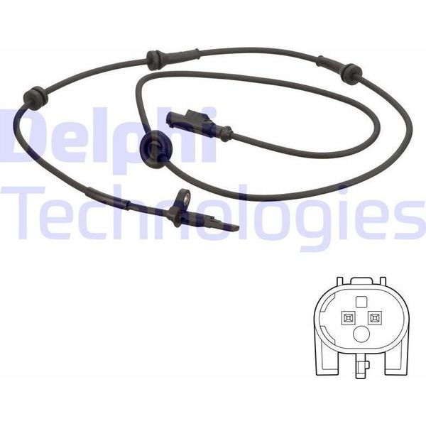 Delphi SS20778 Sensore Velocità Ruota Oe 46837689 Compatibile Con Punto-image