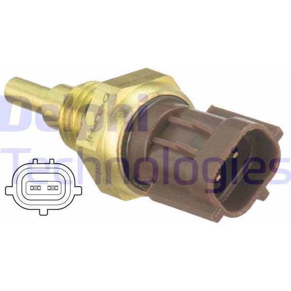 Delphi TS10509 Sensore Temperatura Liquido Di Raffreddamento Oe 71742065 Compatibile Con Sedici-image