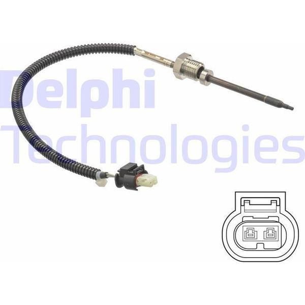 Delphi TS30249 Sensore Temperatura Gas Di Scarico Oe 19052300 Compatibile Con Classe M, Gle, Classe Gl-image