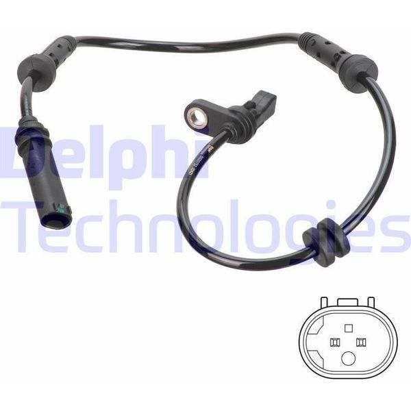 Delphi SS20757 Sensore Velocità Ruota Oe 34526791223 Compatibile Con 1Er F20, 1Er F21, 2Er F23, 2Er F22, 3Er F30, 3Er F34, 3Er F31, 4Er F33, 4Er F32, 4Er F36-image