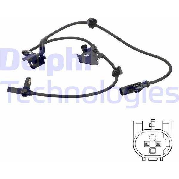 Delphi SS20753 Sensore Velocità Ruota Oe 8954302061 Compatibile Con Verso, Corolla, Avensis, Auris-image