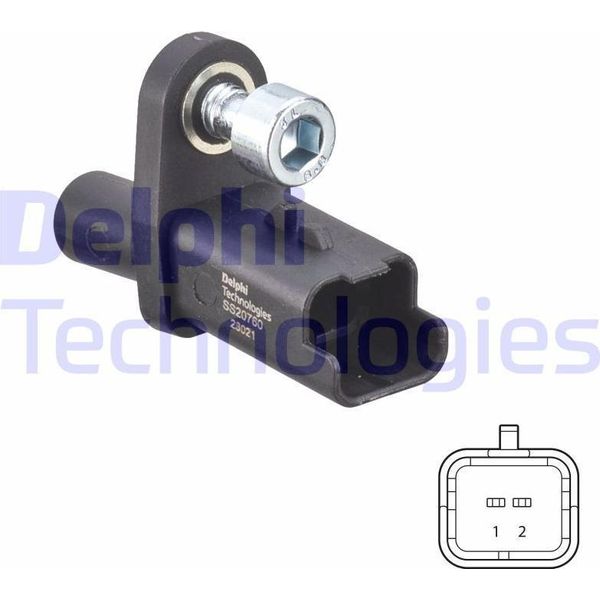Delphi SS20760 Sensore Velocità Ruota Oe 9800038480 Compatibile Con 5008, 308, 3008, C4-image