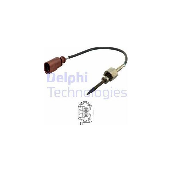 Delphi TS30262 Sensore Temperatura Gas Di Scarico Oe 070906088AA Compatibile Con Crafter-image