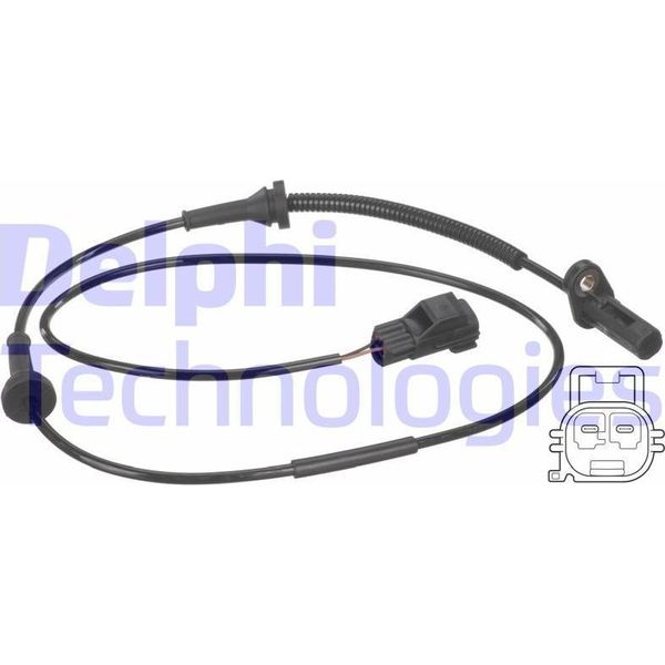 Delphi SS20489 Sensore Velocità Ruota Oe 30682478 Compatibile Con XC90-image